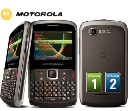 CELULAR MOTOROLA MOTOKEY EX115 DUAL CHIP 3 MP