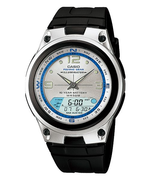 RELOGIO DE PULSO CASIO AW 82 C/PULSEIRA DE BORRACHA